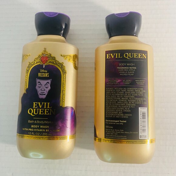 Bath & Body Works Disney Villains EVIL QUEEN Body Wash – Set of 2 – NEW - Picture 9 of 11
